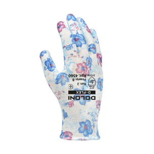 Робочі рукавички DOLONI 4560 нейлон, поліуретан, неповна гладка облива